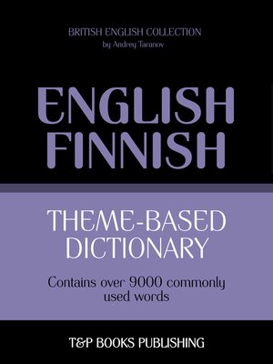 cover image of Theme-Based Dictionary
